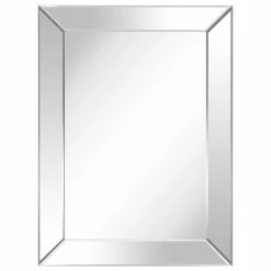 Wholesale ✨ Empire Art Direct Moderno Beveled Rectangle Wall Mirror, 1"-Beveled Center Mirror, 40"x 30" 🎁