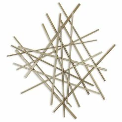 Brand new 🧨 Cheungs Abstract Gold Bar And Panel Wall Decor Piece ⌛