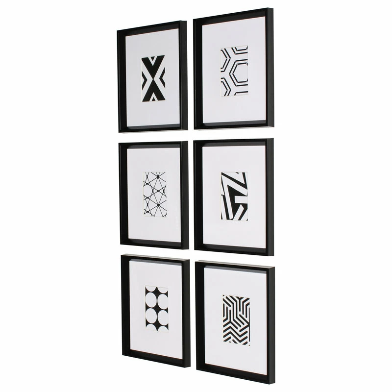 Top 10 ✨ Uniek Calter Framed Print Art Set, Black 6 Piece ❤️ - Image 2