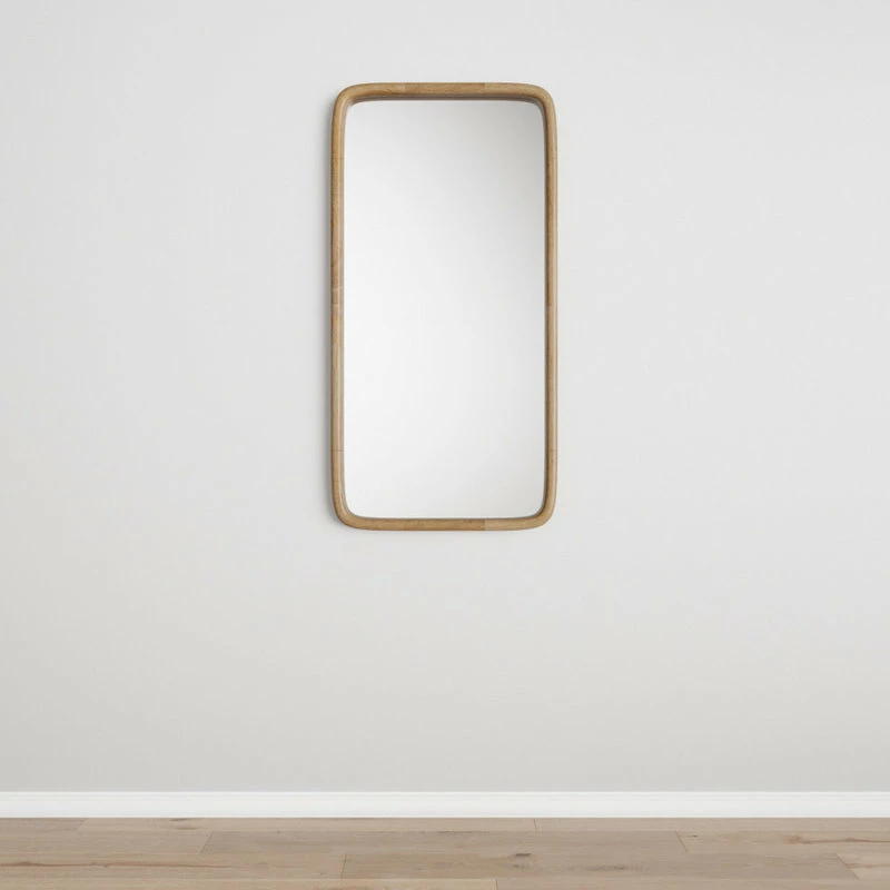 Flash Sale ๐งจ Madeleine Home Inc. Harriet Accent Mirror, Natural, 20"x40" ๐ - Image 8