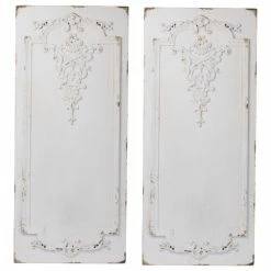 Promo 🔔 A&B Home French Country Antiqued Cream Alcott Wall Panels Set Of 2 🔔