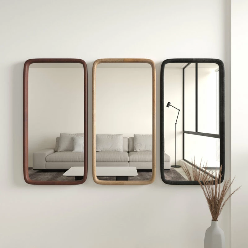 Flash Sale ๐งจ Madeleine Home Inc. Harriet Accent Mirror, Natural, 20"x40" ๐ - Image 4