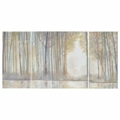 Flash Sale ⭐ Olliix Madison Park 3-Piece Forest Reflections Gel 🧥 Coated Canvas Set 🤩