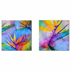 Cheapest 🛒 Ready2hangart, Inc. Tropical Birds Of Paradise Canvas Wall Art, 2-Piece Set 👏
