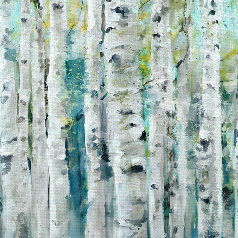 Cheapest ๐ Fine Art Canvas Spring Birches By Studio Arts Canvas Art Print, 27"x54" ๐งจ - Image 4