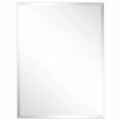 Discount 👍 Empire Art Direct Frameless Beveled Prism Rectangle Wall Mirror, 1" Beveled Edge, 40"x30" 🛒