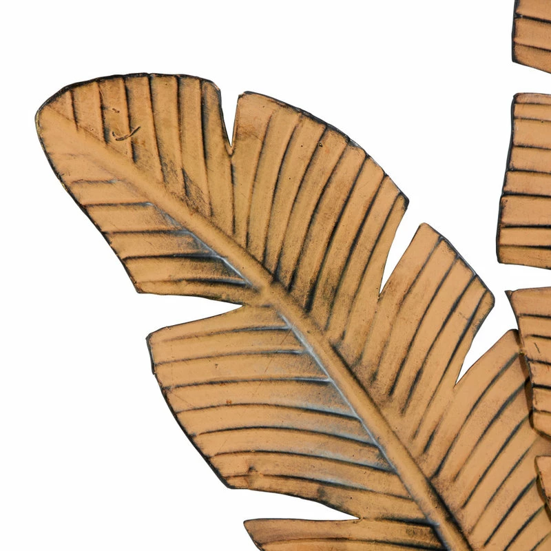 Wholesale 🔥 Brimfield & May Rustic Style Metal Palm Leaf Wall Decor With 5 Large Leaves 👏 - Image 4