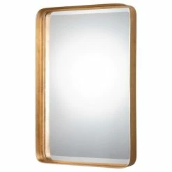 Budget 🥰 Uttermost Crofton Antique Gold Mirror 🎁