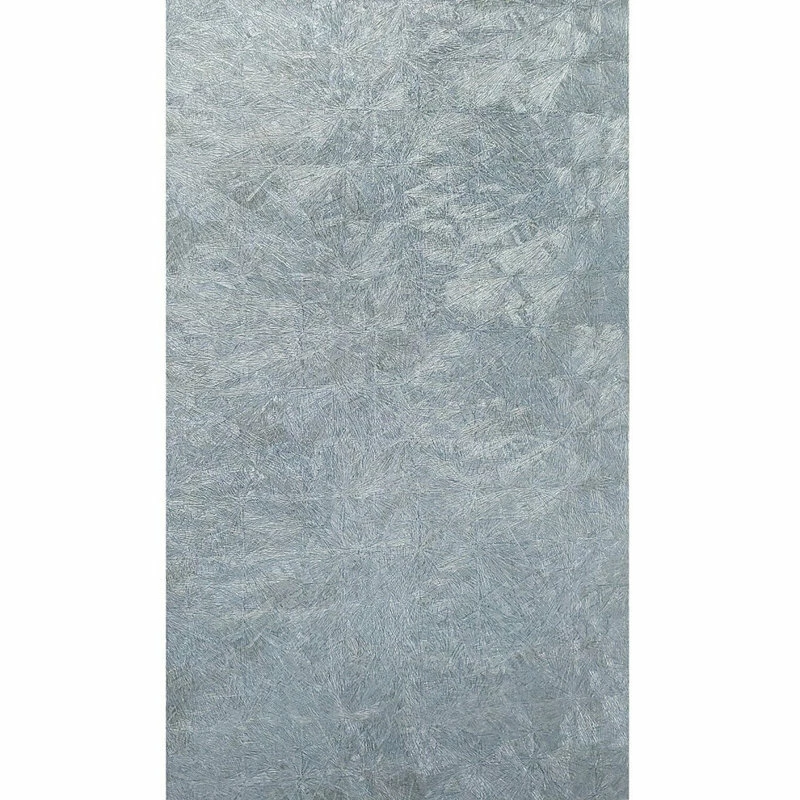 Outlet 🔥 Portofino Silver Blue Gold Metallic Crushed Metal Textured Wallpaper, 21 Inc X 33 Ft Roll 🌟 - Image 4