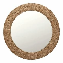 Brand new ✔️ KOUBOO Round Rope Checquered Wall Mirror ✨