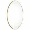 Coupon 🔔 Madeleine Home Inc. Asti Metal Frame Bevelled Round Mirror 36", Gold 🎉