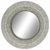 New 🔥 Brimfield & May Coastal Gray Wood Wall Mirror 49073 🌟