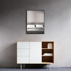 Cheapest 🎉 Dowell K&B Supplies Mattox Mirror, Black, 24"w X 32"h X 1"d 😉