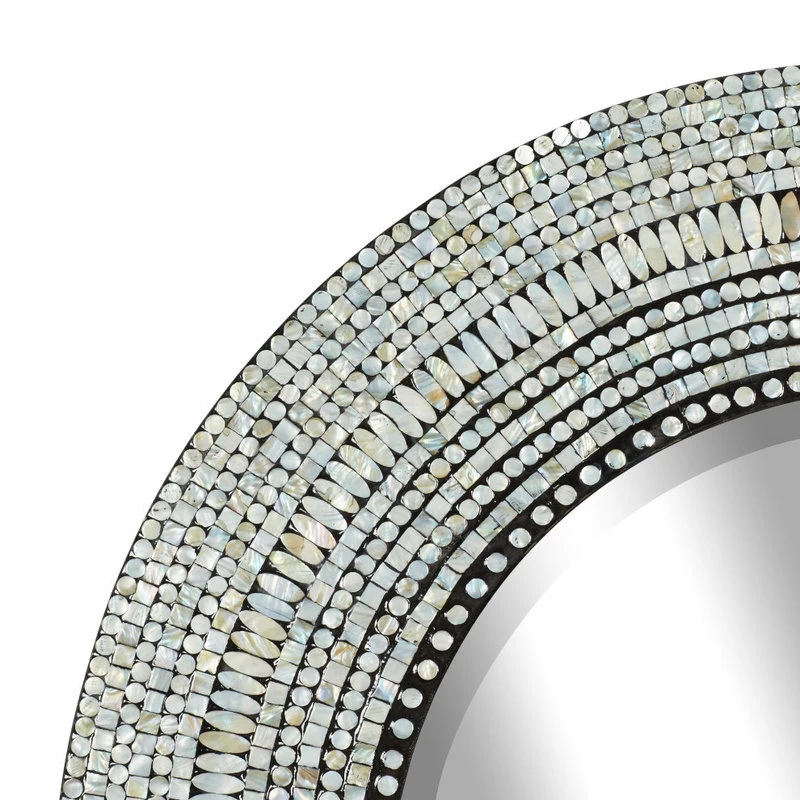 New ๐ฅ Brimfield & May Coastal Gray Wood Wall Mirror 49073 ๐ - Image 3