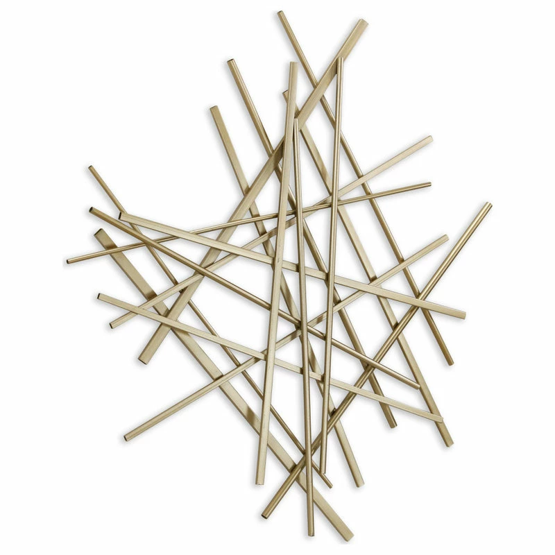 Brand new 𧨠Cheungs Abstract Gold Bar And Panel Wall Decor Piece β - Image 3