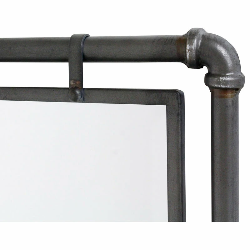 Hot Sale 🤩 Aspire Home Accents, Inc. Morse Industrial Metal Wall Mirror ❤️ - Image 3