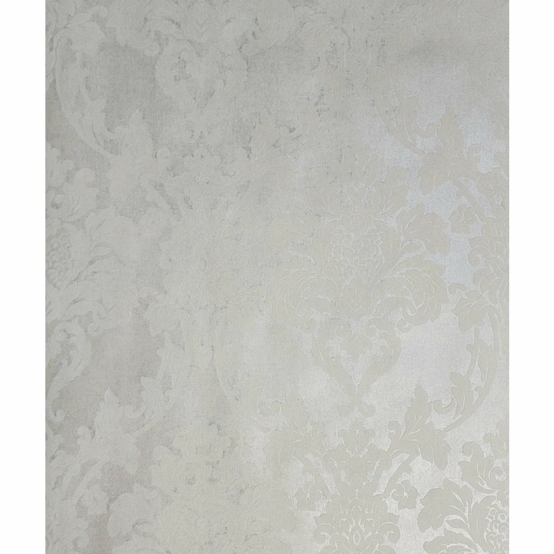 Best reviews of 🔥 Portofino Wallpaper Flocking Taupe Tan Off White Flocked Damask Velvet, 21 Inc X 33 Ft Rol ⭐ - Image 8