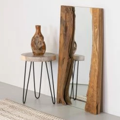 Wholesale 🛒 East At Main Luisa Live Edge Teak Mirror 🧨