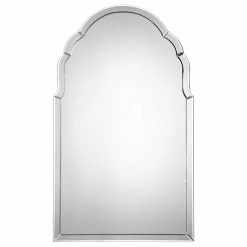 Best reviews of 🥰 Uttermost Gorgeous Frameless Venetian Arch Wall Mirror, Vanity Curved Glass Frame 😍