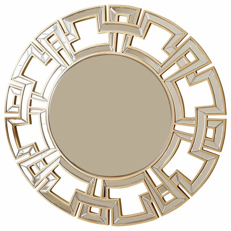 Best reviews of ๐ Abbyson Living Pierre Round Wall Mirror, Gold ๐