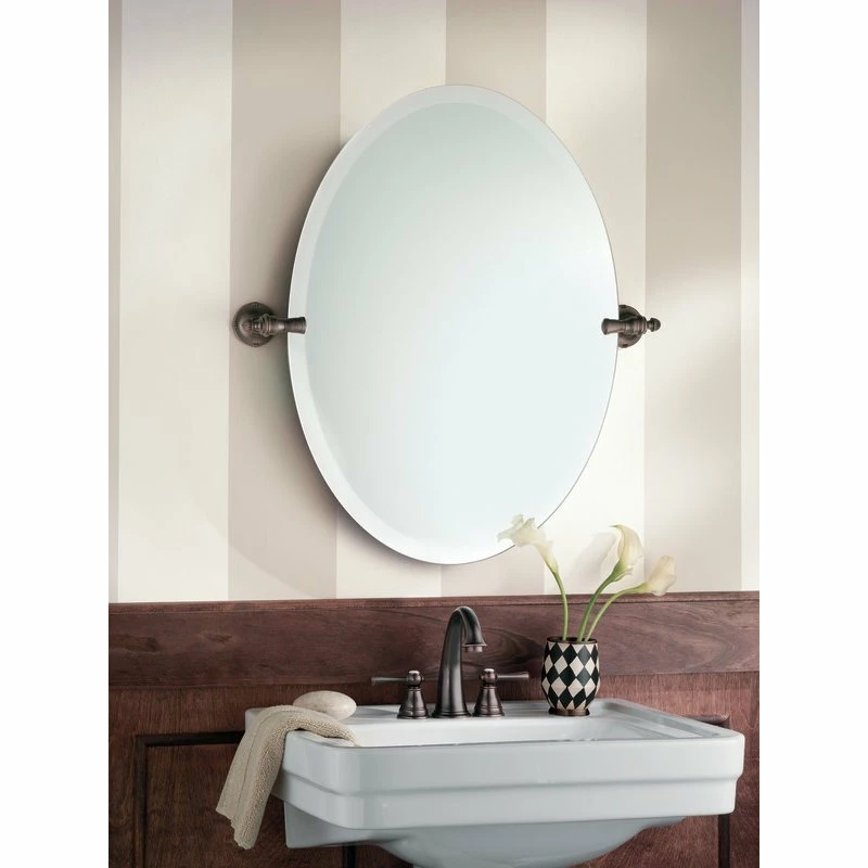Promo ๐ Moen DN0892 26" Tall Oval Tilting Mirror - Oil Rubbed Bronze ๐ - Image 3