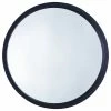 Flash Sale 👍 Mirrorize Canada 30" Round Wood Mirror, Matte Black 🤩