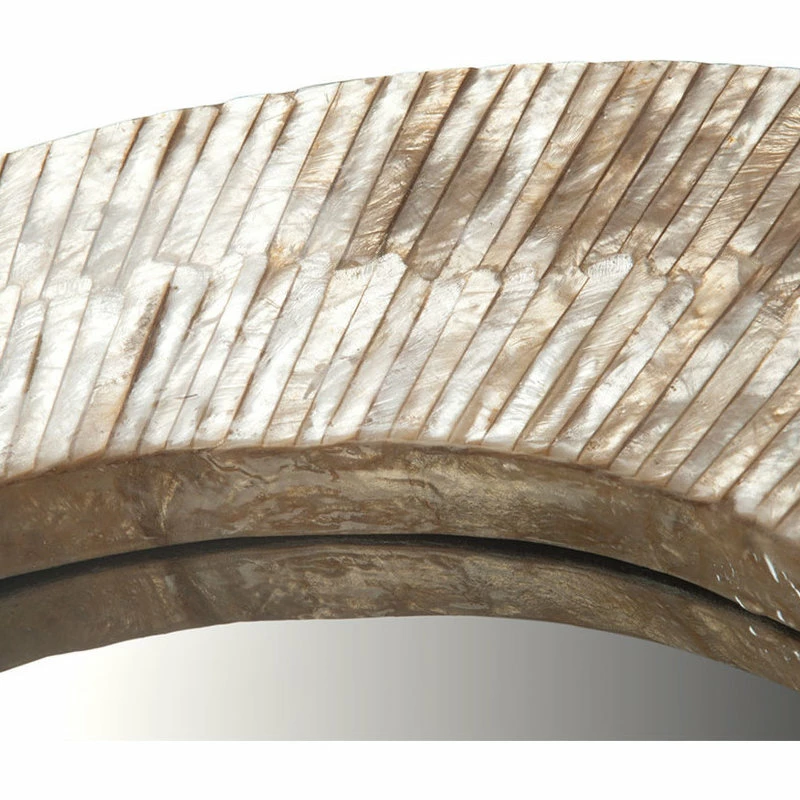 Best Sale ๐ KOUBOO Round Capiz Seashell Sunray Wall Mirror, Gold โค๏ธ - Image 2