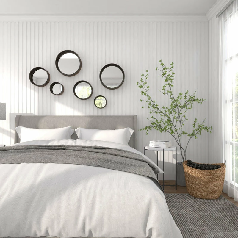 Best deal 😉 Brimfield & May Set Of 3 Dark Brown Metal Wall Mirror 53637 🛒 - Image 7