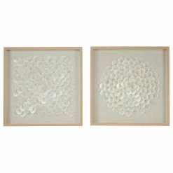 Budget 🧨 Brimfield & May Coastal Cream Shell Shadow Box 39126 💯