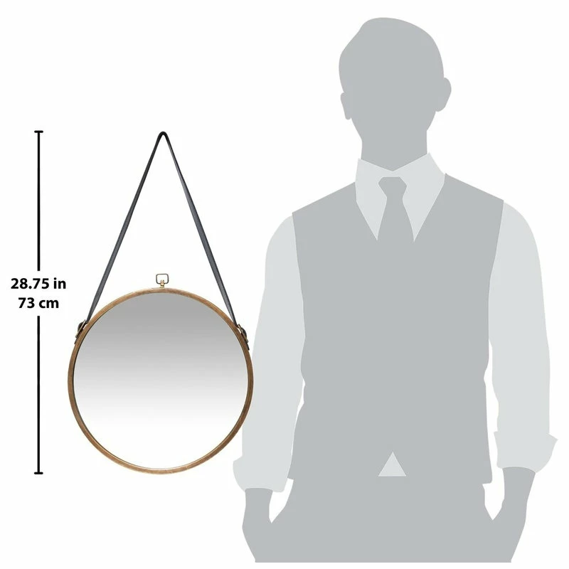 Best Pirce ✨ Infinity Instruments, Ltd. Large Farmhouse Wall Mirror, Circle 😍 - Image 3