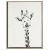 Best Pirce 🌟 Uniek Sylvie Giraffe Gray Framed Canvas Wall Art By Simon Te Tai 💯