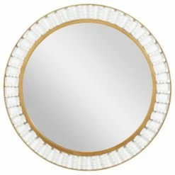 Coupon 👏 Brimfield & May Contemporary Brown Wood Wall Mirror 43401 🧨