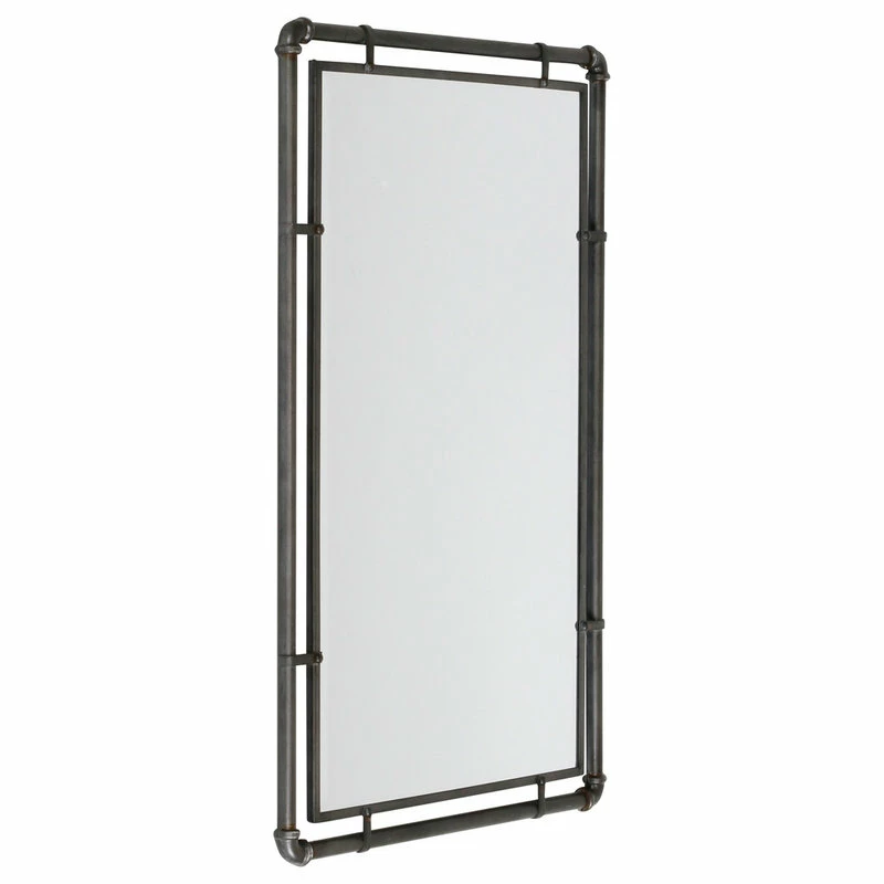 Hot Sale 🤩 Aspire Home Accents, Inc. Morse Industrial Metal Wall Mirror ❤️ - Image 2