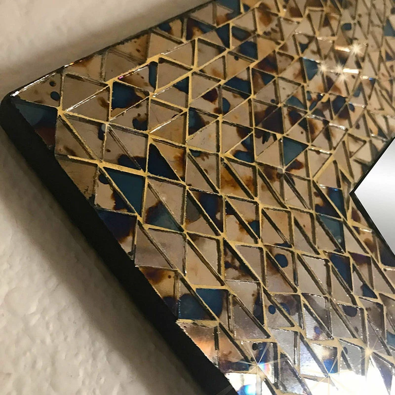 Buy ๐คฉ DecorShore ™ Andalusian Quatrefoil Mirror, Lindaraja Designer Mosaic Glass Framed Wall Mirror ๐ - Image 6