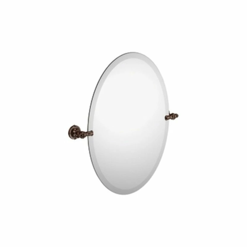 Promo ๐ Moen DN0892 26" Tall Oval Tilting Mirror - Oil Rubbed Bronze ๐