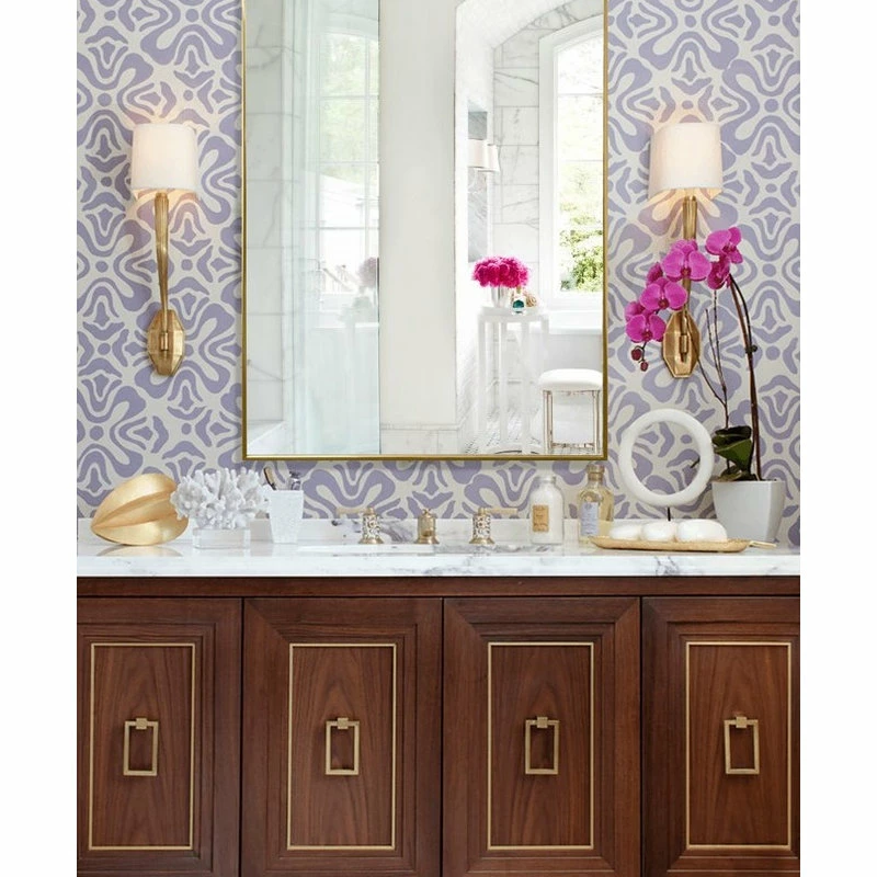 Cheapest 🛒 Raphael Rozen Modern Hanging Framed Wall Mounted Metal Mirror, Gold Glossed Aluminum, 26x38 🔥 - Image 5