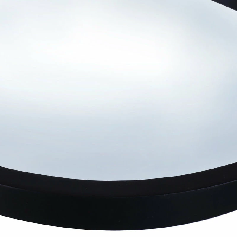 Flash Sale π Mirrorize Canada 30" Round Wood Mirror, Matte Black π€© - Image 4