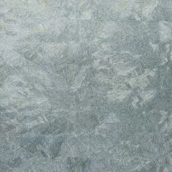 Outlet 🔥 Portofino Silver Blue Gold Metallic Crushed Metal Textured Wallpaper, 21 Inc X 33 Ft Roll 🌟
