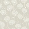 Discount 🧨 Brewster Home Fashions NuWallpaper By Brewster NUW1651 Dandelion Taupe Peel & Stick Wallpaper 👍