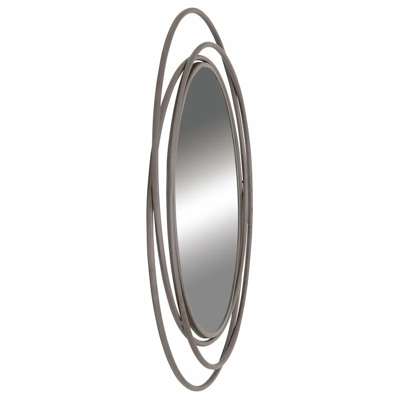 Coupon ๐ฅ Brimfield & May Modern Gray Metal Wall Mirror 65598 โญ - Image 3