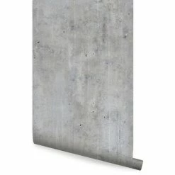 Flash Sale 🛒 Accentuwall Cement Concrete Wallpaper, Peel And Stick, Dark Gray, 24"x48" 💯