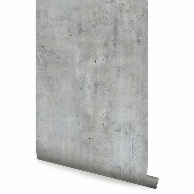 Flash Sale 🛒 Accentuwall Cement Concrete Wallpaper, Peel And Stick, Dark Gray, 24"x48" 💯