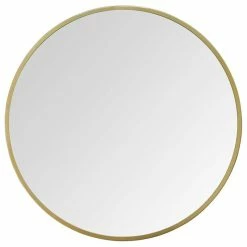Hot Sale 🤩 Stratton Home Decor 28" Aubrey Gold Metal Wall Mirror 💯
