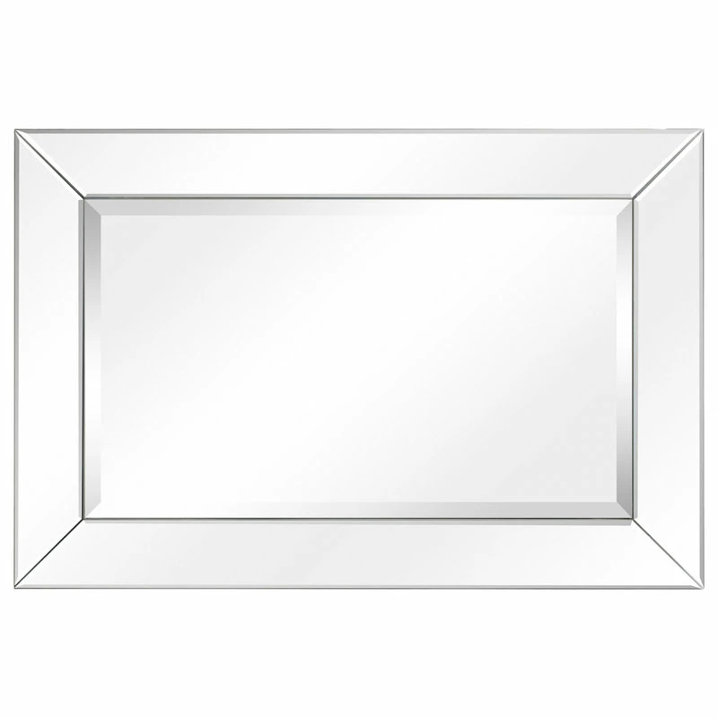 New 🎉 Empire Art Direct Antique Beveled Rectangle Wall Mirror, 1" Beveled Center, Wood Frame, 30"x20" 😍 - Image 3
