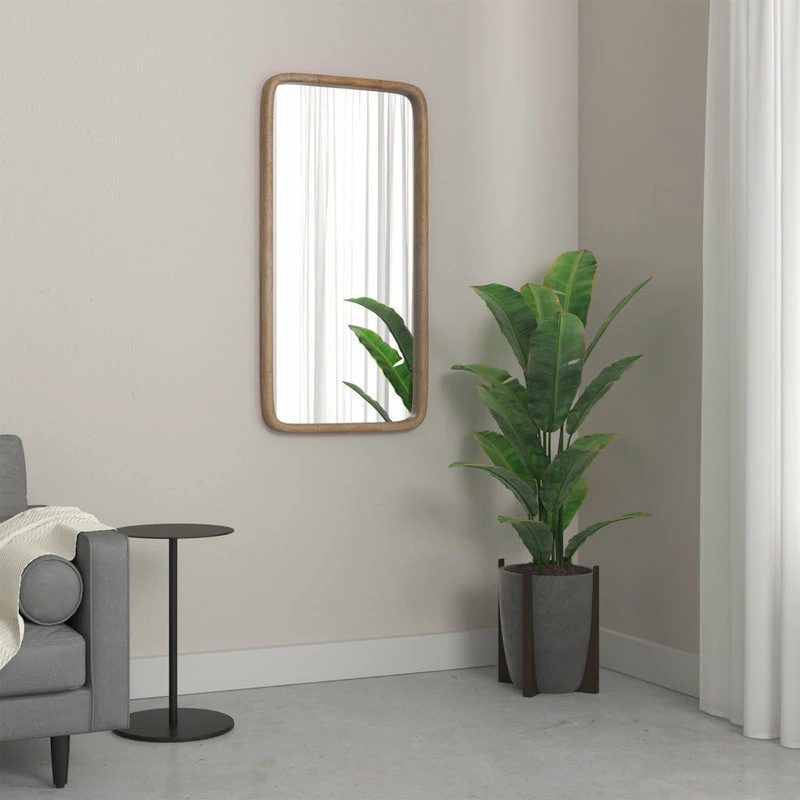 Flash Sale ๐งจ Madeleine Home Inc. Harriet Accent Mirror, Natural, 20"x40" ๐ - Image 7