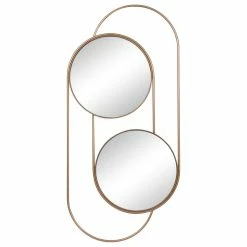 Discount ✨ Brimfield & May Contemporary Gold Metal Wall Mirror 93631 👍