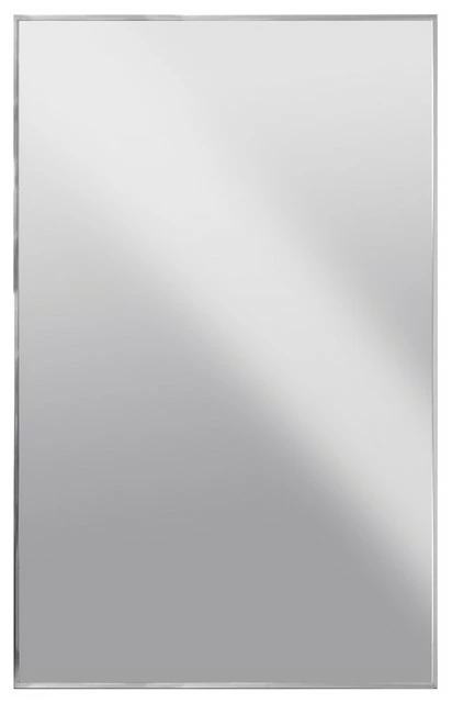 Buy โ๏ธ Raphael Rozen Modern Hanging Framed Wall Mounted Metal Mirror, Aluminum Chrome, 20x30 ๐