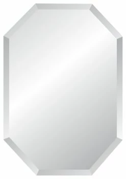 Discount 🔔 Spancraft Ltd. Octagon Frameless Mirror With Polished Beveled Edges, 20"x30" 😉