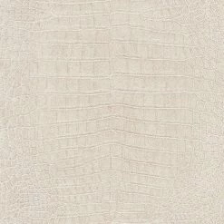 Coupon 👏 African Queen Crocodile Textured Wallpaper Collection, Creamy White ⌛
