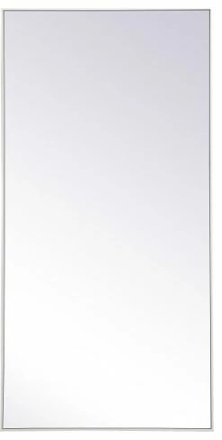 Best Pirce 😀 Elegant Furniture & Lighting Elegant Lighting MR43672 Eternity 72" X 36" Rectangular Beveled - White 😀